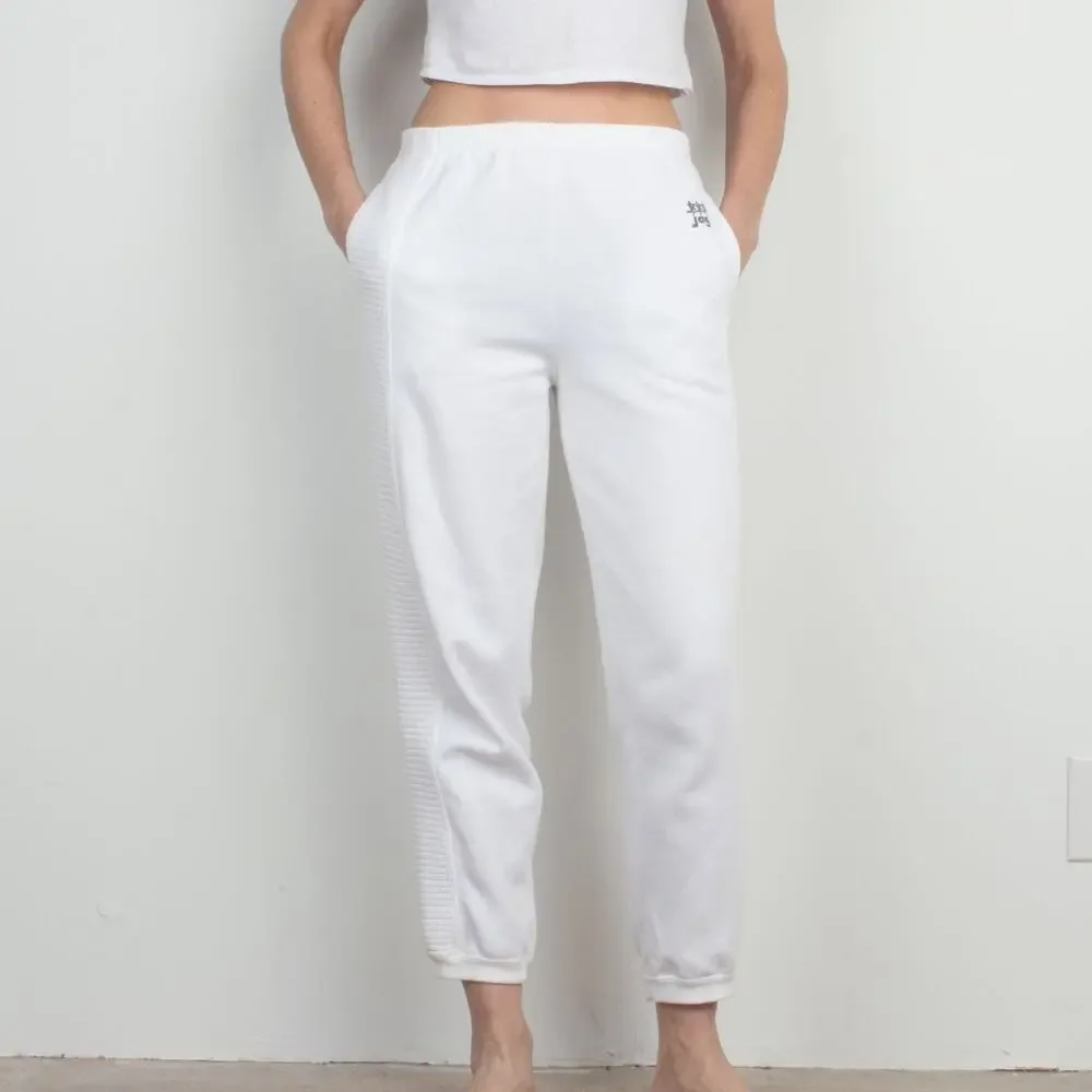 Vintage 80s White Sweatsuit Set Size S Jag Club - Picture 3 of 8